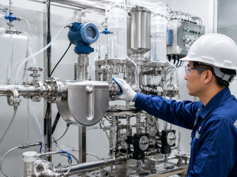 开封科里奥利液体质量流量计